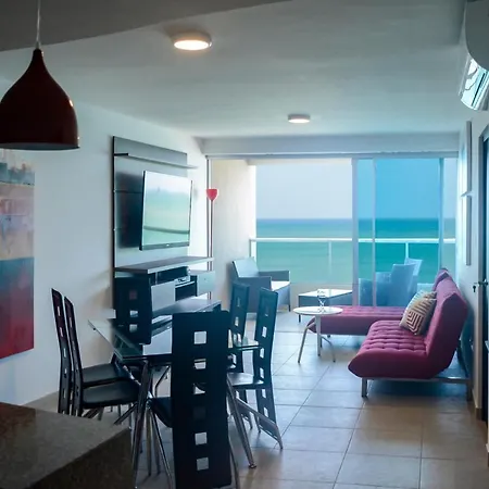 Lindo Departamento Al Pie De Playa Edificio Torre Oceanica Apartment Salinas  Exterior photo