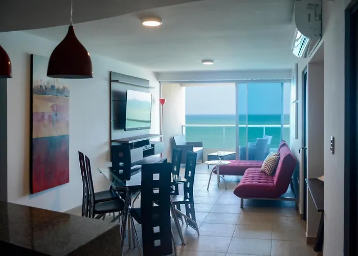 Lindo Departamento Al Pie De Playa Edificio Torre Oceanica